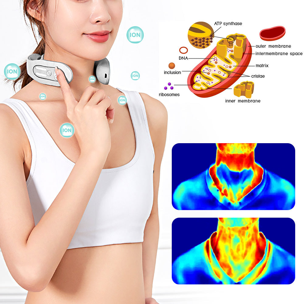 DIYSTAR™ EMS Neck Acupoints Lymphvity Massager Device